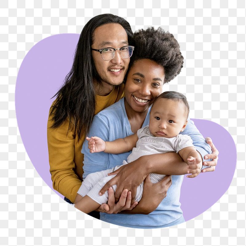 Happy family png badge sticker, | Free PNG - rawpixel