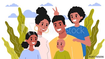 Happy family portrait