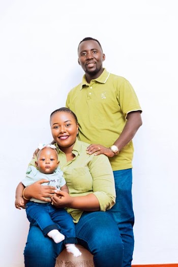 Happy Family Portrait with Baby