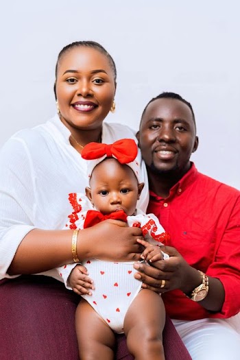 Happy Family Portrait with Infant