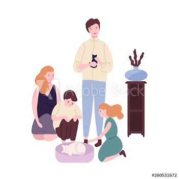 Happy family spending time together