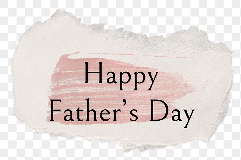 Happy father's day png word | Free PNG - rawpixel