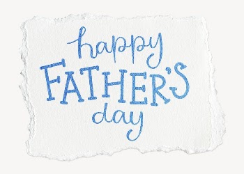 Happy Father's Day quote sticker, | Free PSD - rawpixel