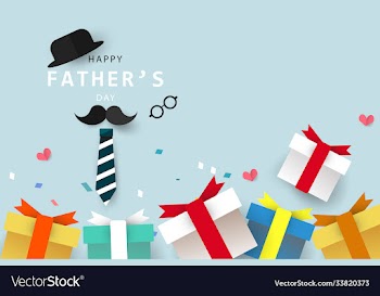 happy fathers day background or banner
