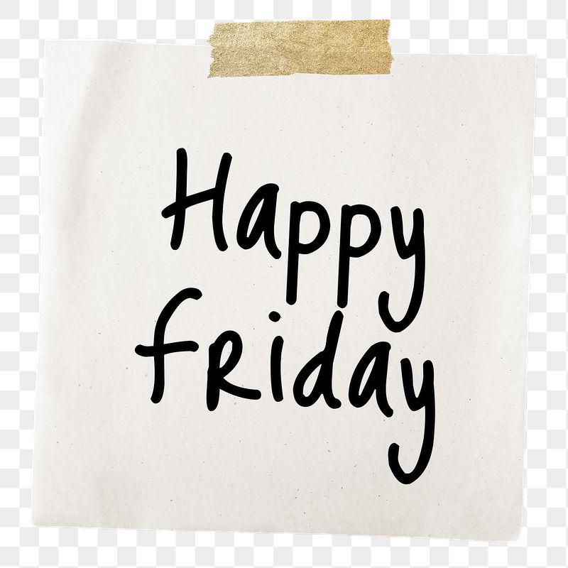 Happy friday png word, torn | Free PNG - rawpixel