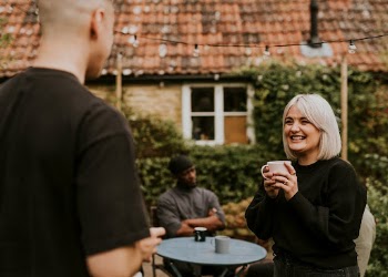 Happy friends talking to one | Free Photo - rawpixel