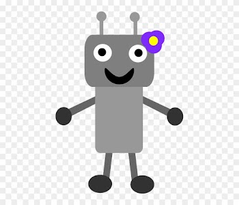 Happy Girl, Robot, Happy - Girl Robot Png