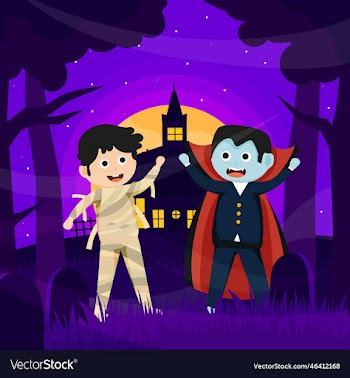 happy halloween background design