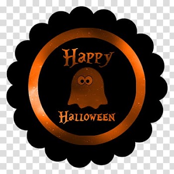 Happy Halloween decor transparent background PNG clipart