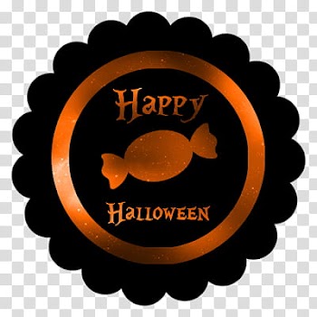 Happy halloween decor transparent background PNG clipart