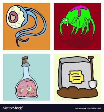 Happy halloween design elements halloween design vector image