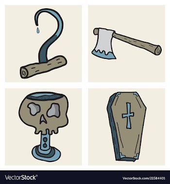 Happy halloween design elements halloween design vector image