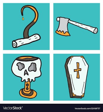 Happy halloween design elements halloween design vector image