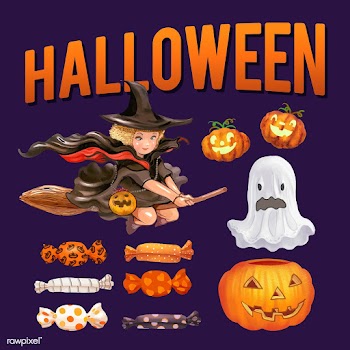 Happy Halloween drawings | Free stock vector - 486550