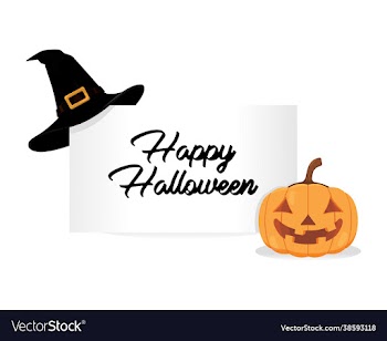happy halloween greeting card