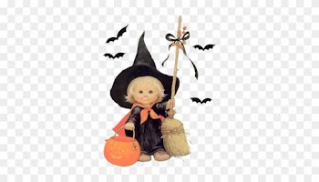 Happy Halloween 🎃 Little Girl - Cute Halloween Baby Witch