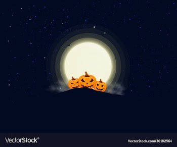 happy halloween message design background eps 10