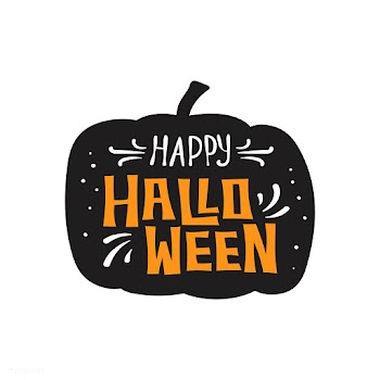 Happy Halloween on a pumpkin vector | Free stock vector - 497019