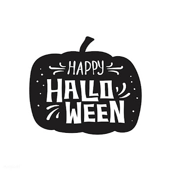 Happy Halloween on a pumpkin vector | Free stock vector - 497070