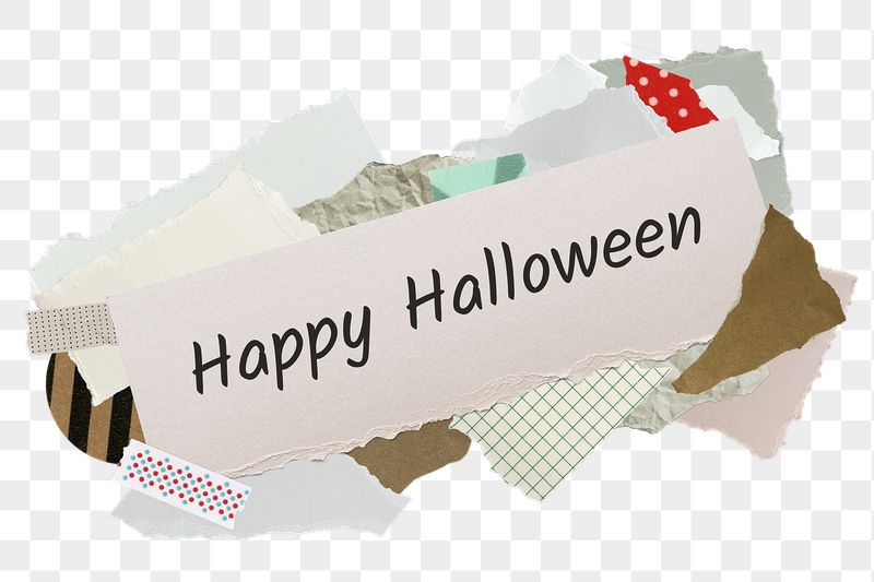 Happy Halloween png word sticker, | Free PNG - rawpixel