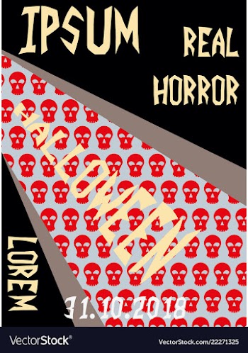 Happy halloween poster vector image