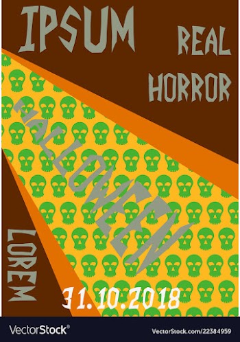 Happy halloween poster vector image