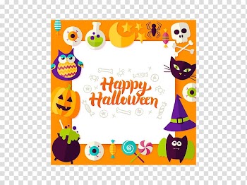 Happy halloween transparent background PNG clipart