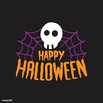 Happy Halloween with a skull typography vecto.. | Free stock vector - 497048