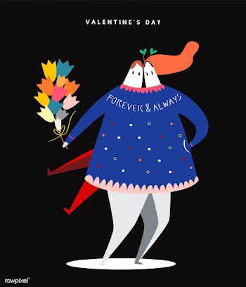 Happy heterosexual Valentine's day concep.. | Free stock vector - 457330