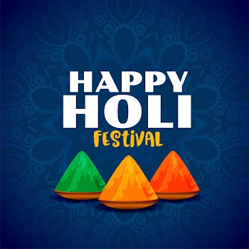 Happy holi festival of colors abstract background Free Vector