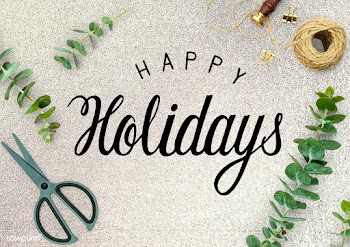 Happy holidays greeting design mockup | Free stock psd mockup - 516403
