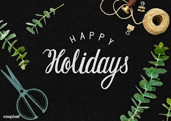 Happy holidays greeting design mockup | Free stock psd mockup - 516405