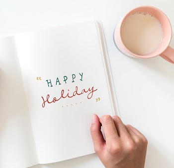 Happy holidays greeting design mockup | Free stock psd mockup - 516410