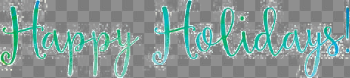 Happy Holidays PNG Background Image