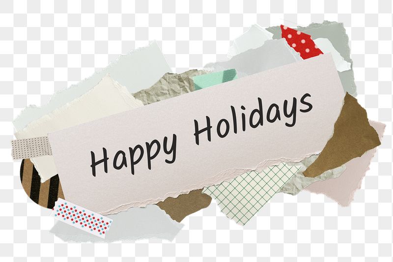 Happy Holidays png word sticker, | Free PNG - rawpixel