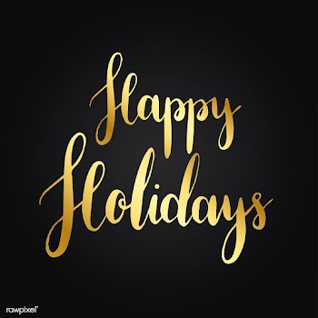 Happy holidays typography style vector | Free stock vector - 517746