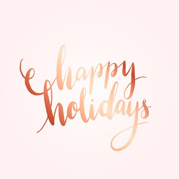 Happy holidays typography style vector | Free stock vector - 517952