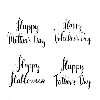 Happy Holidays typography style vector set | Free stock vector - 517682