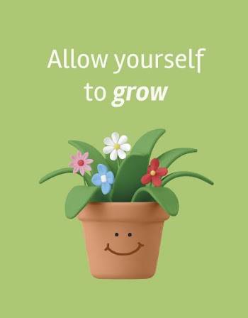 Happy houseplant flyer template, self-love | Free Vector Template - rawpixel