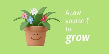 Happy houseplant Twitter post template, | Free Vector Template - rawpixel