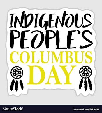 happy indigenous peoples columbus day