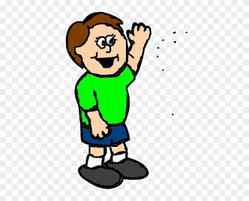Happy Kid Clip Art - Boy Saying Hi Clipart