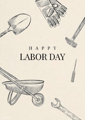 Happy labor day poster | Free stock vector - 845774