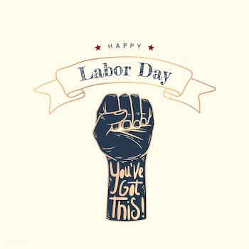 Happy labor day poster | Free stock vector - 845794