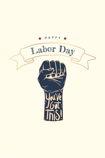 Happy labor day poster | Free stock vector - 845795