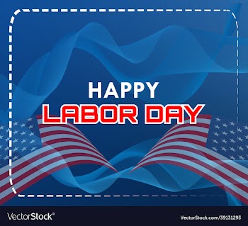 happy labor day text