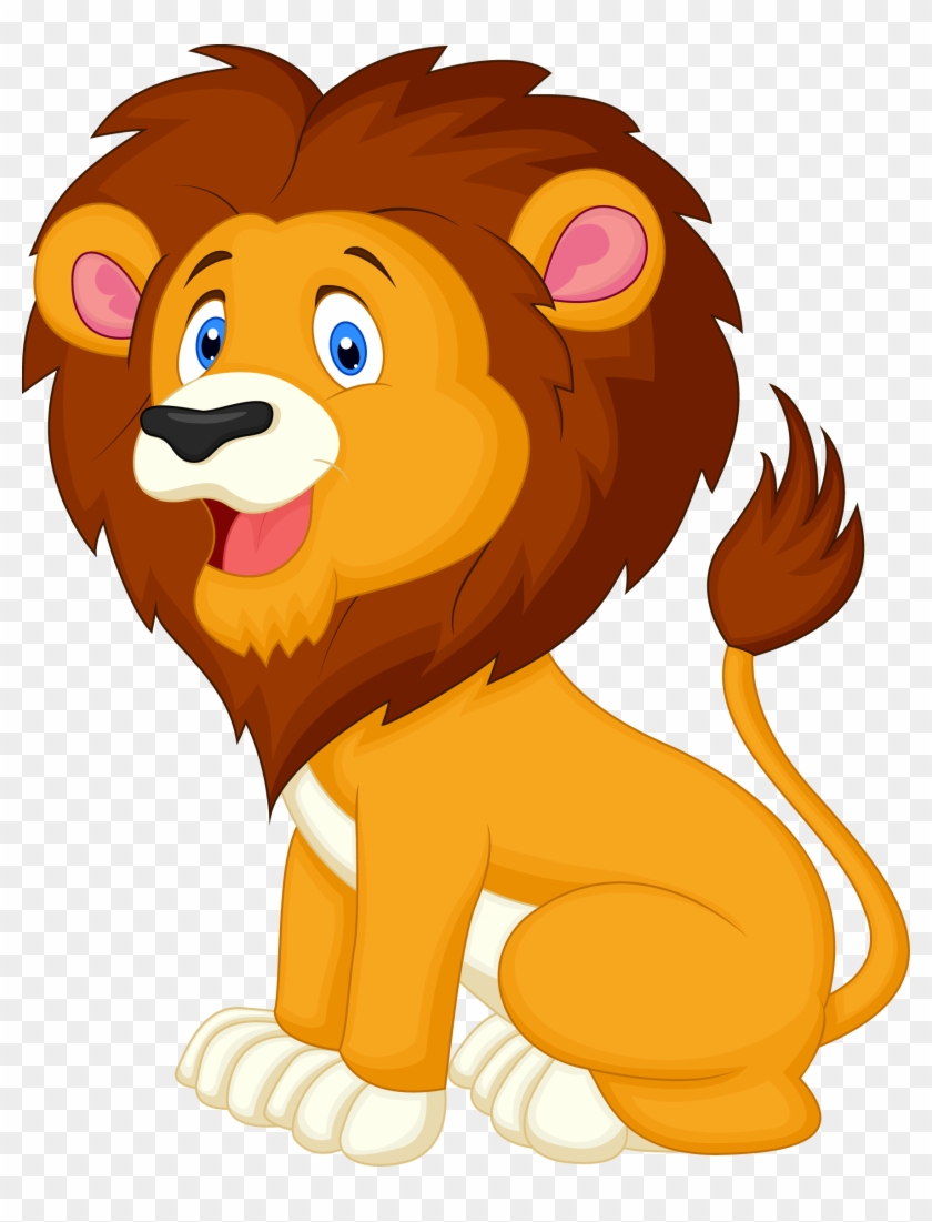 Happy Lion Clipart
