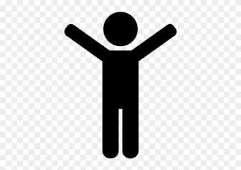 Happy Man Free Icon - Stickman With Hands Up