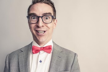 Happy Man With Bow-Tie Free Photo 