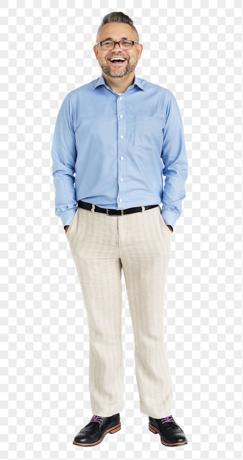 Happy mature man png sticker, | Free PNG - rawpixel